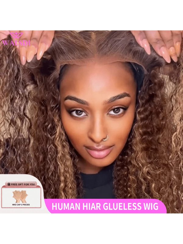 Natürliche Lockenpracht: Dein Glueless Echthaar-Look mit Highlights