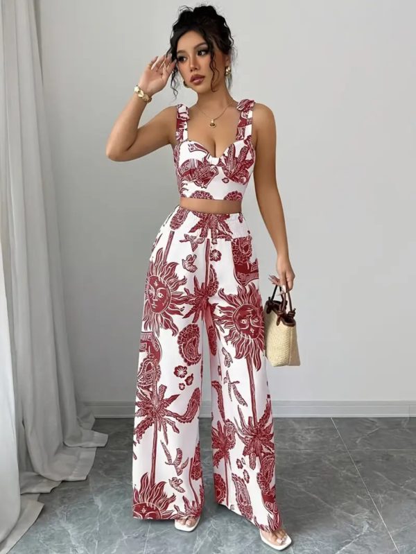 Boho Chic trifft Sommerlaune: Dein Zweiteiler-Set mit Ethno-Print