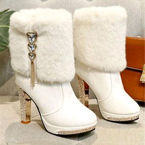 Botas de invierno blancas